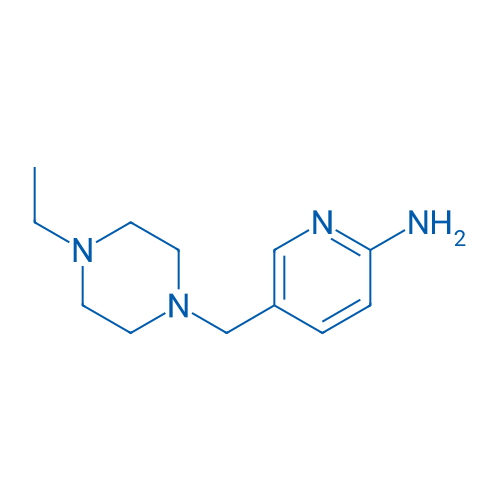 5-((4-Ethylpiperazin-1-yl)methyl)pyridin-2-amine Chemical Structure